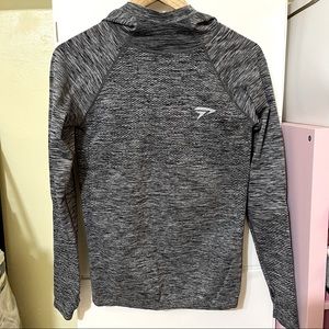 PhysiqApparel gray long sleeve athletic hoodie